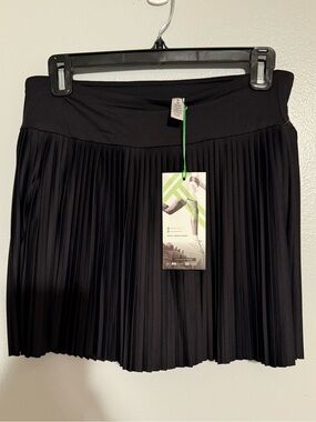 Kyodan Black Pleated Skater Sport Skirt